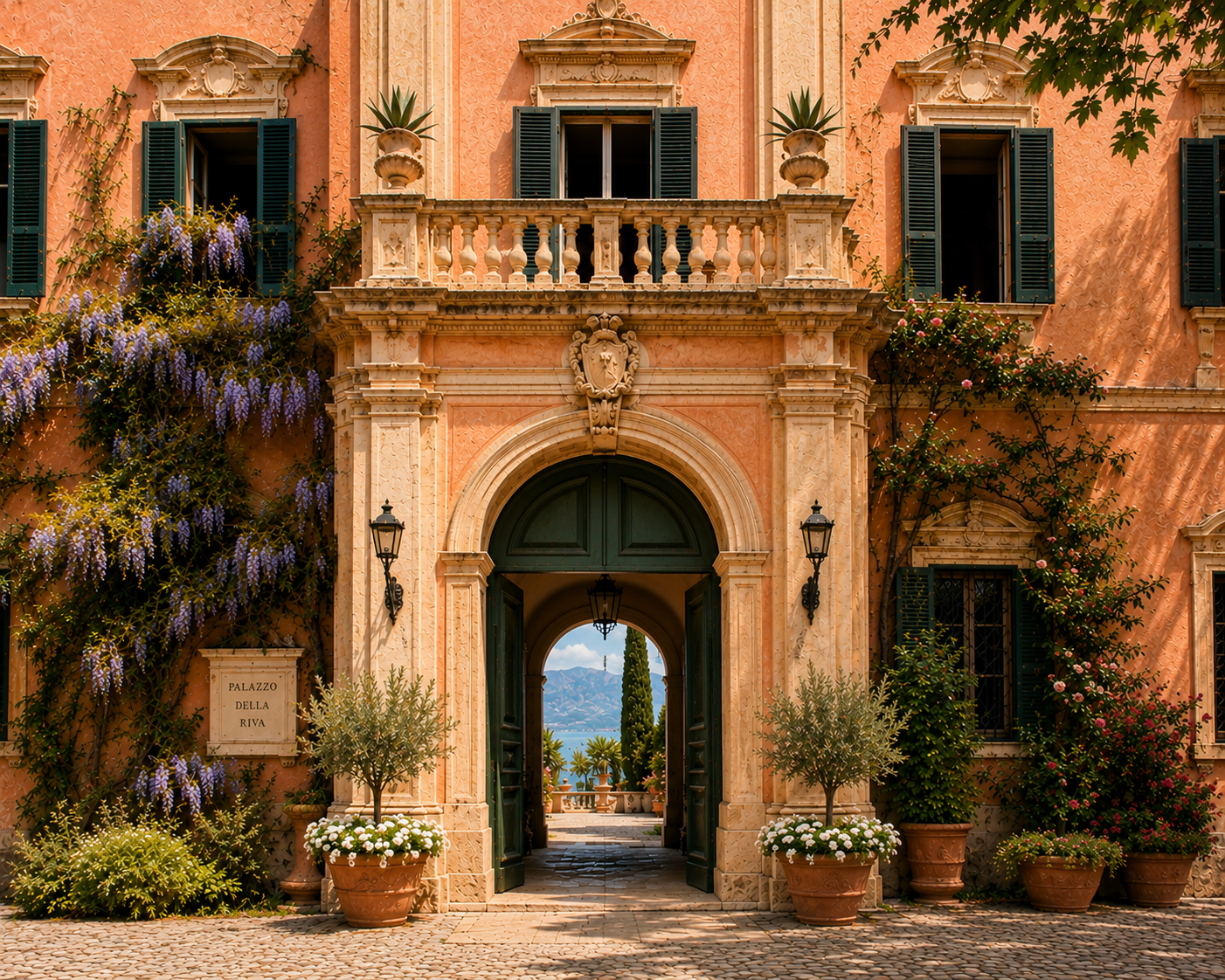 Teaser of Summer At The palazzo book cover by Susie Sharp — women's fiction set in Tuscany